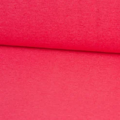 Sweatstoff Melange einfarbig himbeerrot meliert 1,4m Breite