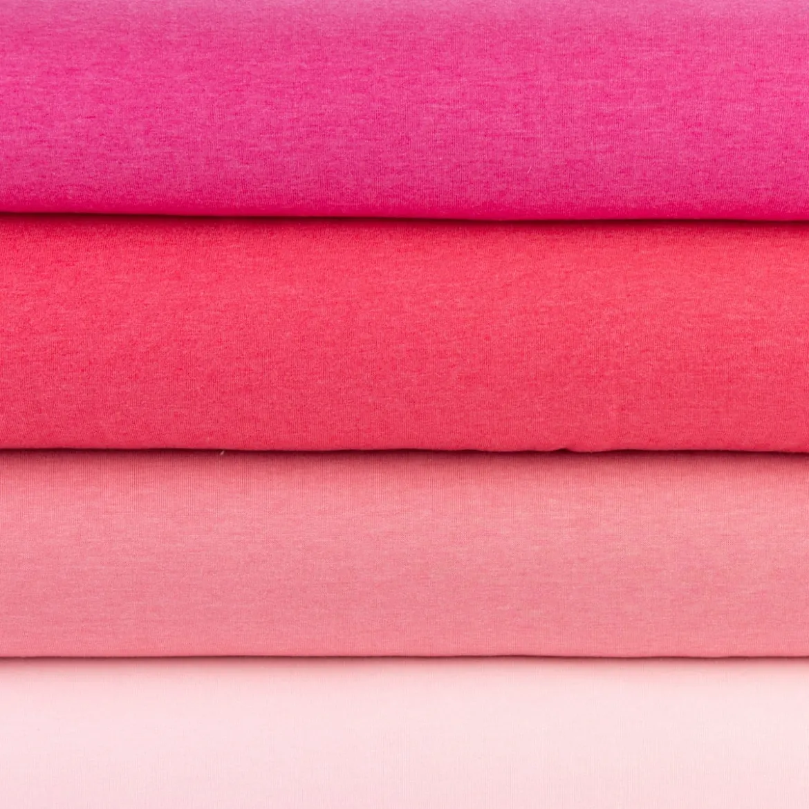 Sweatstoff Melange einfarbig rosa meliert 1,4m Breite