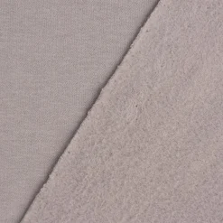 Sweatstoff Meterware Bio Soft Sweat dünn uni Grau 1,5m Breite