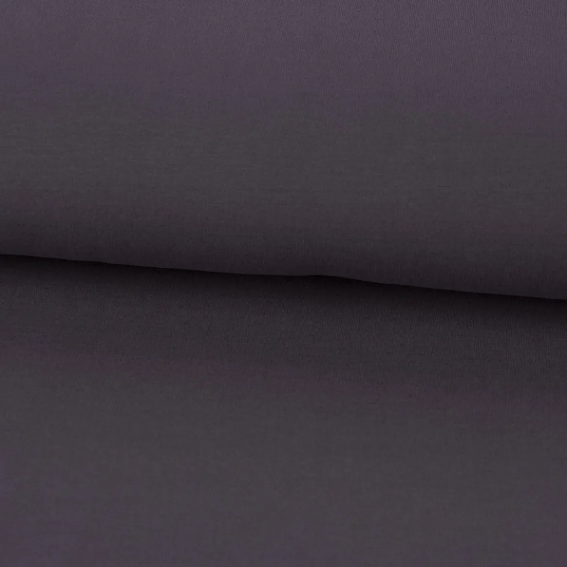 Sweatstoff Meterware Bio Soft Sweat dünn uni Dungelgrau 1,5m Breite