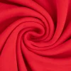 Sweatstoff Meterware Bio Soft Sweat dünn uni Rot 1,5m Breite