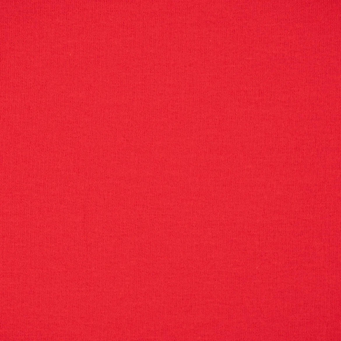 Sweatstoff Meterware Bio Soft Sweat dünn uni Rot 1,5m Breite