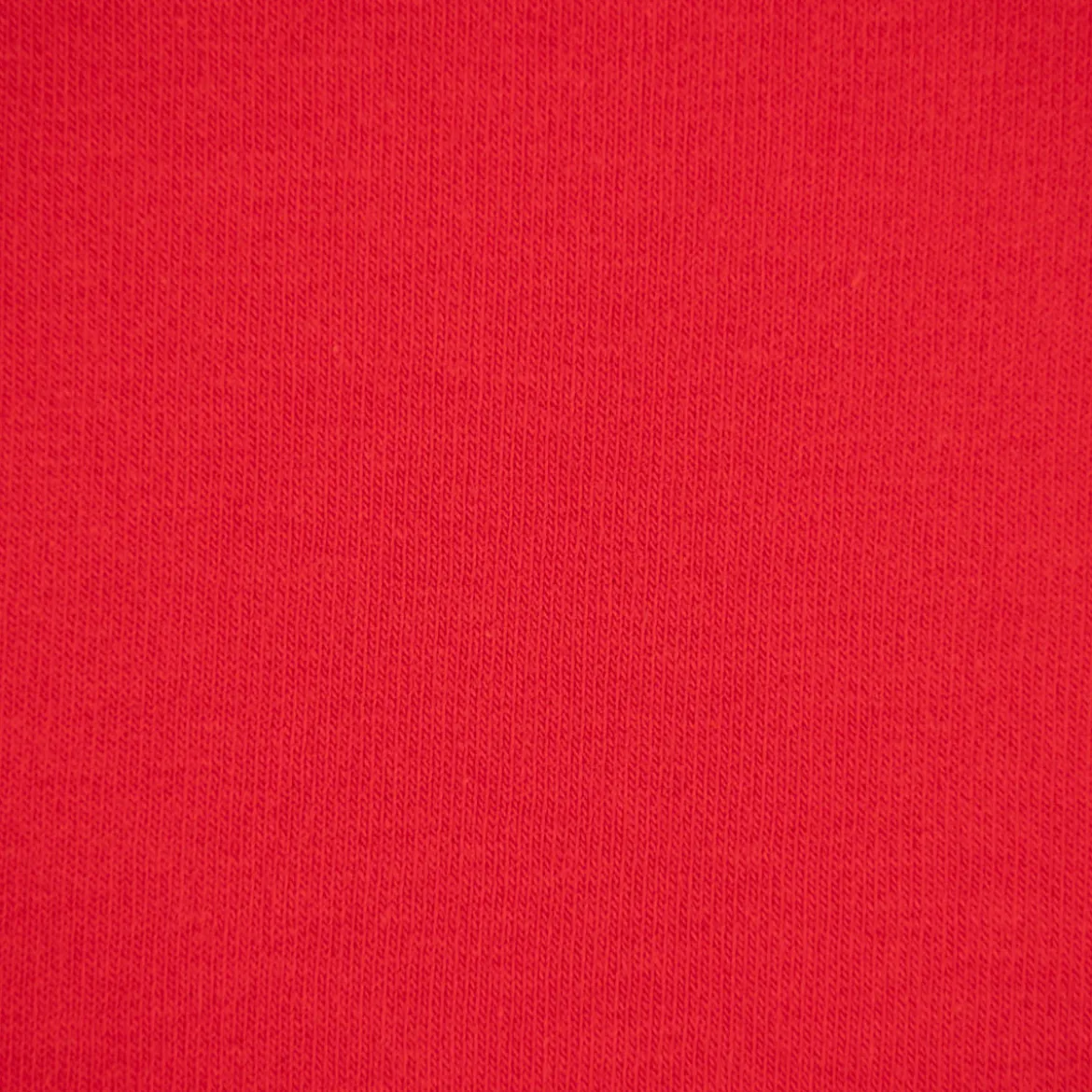 Sweatstoff Meterware Bio Soft Sweat dünn uni Rot 1,5m Breite