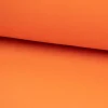 Sweatstoff Meterware Bio Soft Sweat dünn uni Orange 1,5m Breite
