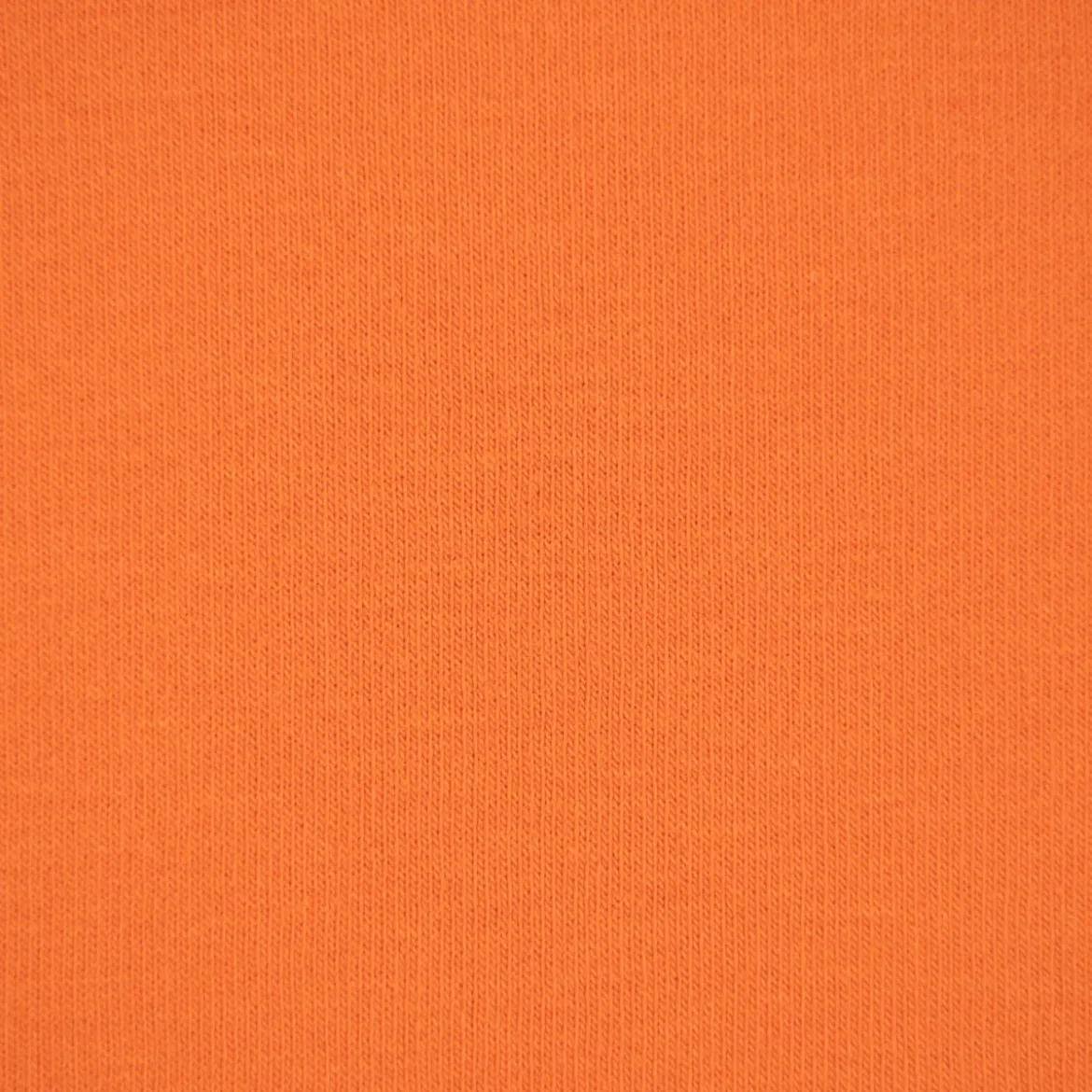 Sweatstoff Meterware Bio Soft Sweat dünn uni Orange 1,5m Breite