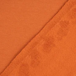 Sweatstoff Meterware Bio Soft Sweat dünn uni Bernstein1,5m Breite