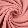 Sweatstoff Meterware Bio Soft Sweat dünn uni dunkel Altrosa1,5m Breite