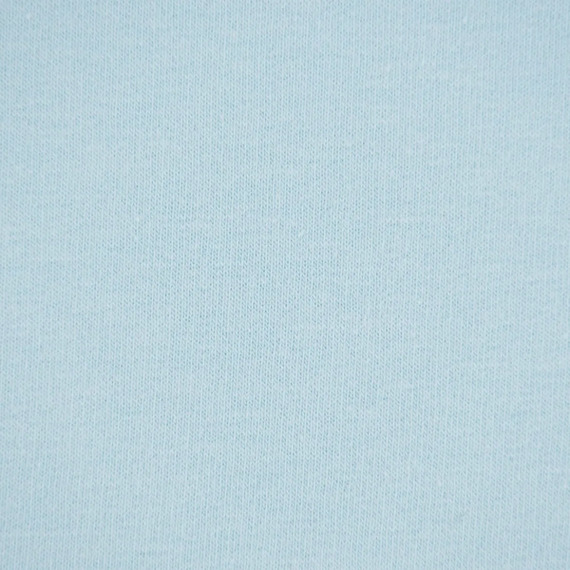 Sweatstoff Meterware Bio Soft Sweat dünn uni Hellblau 1,5m Breite