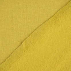 Sweatstoff Meterware Bio Soft Sweat dünn uni dunkel Lime 1,5m Breite