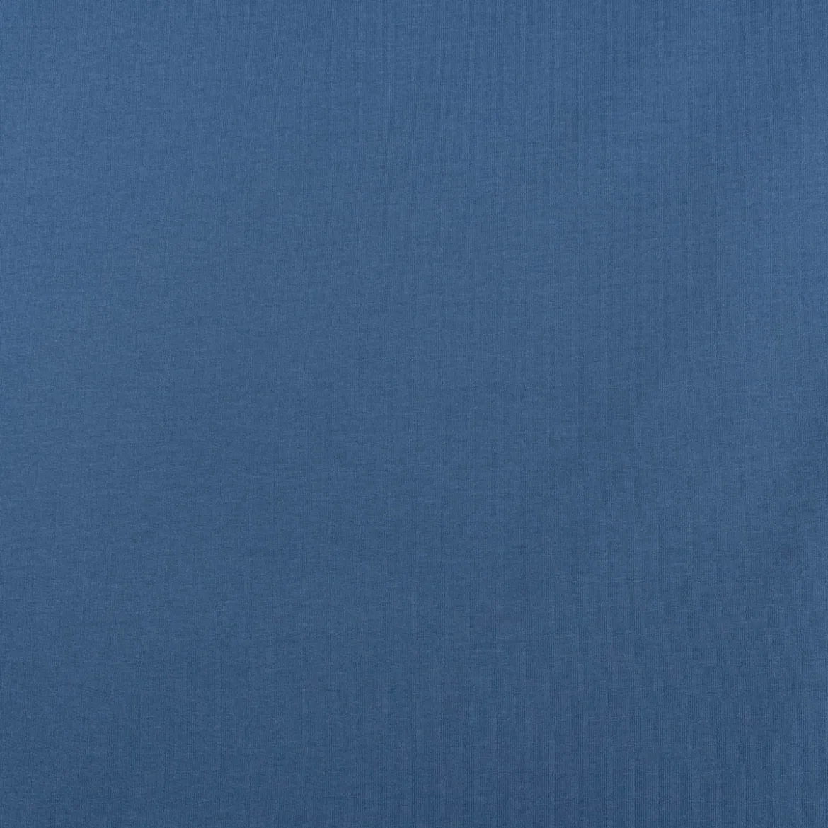 Sweatstoff Meterware Bio Soft Sweat dünn uni indigo blau 1,5m Breite