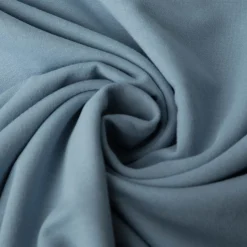 Sweatstoff Meterware Bio Soft Sweat dünn uni rauch blau 1,5m Breite