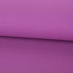 Sweatstoff Meterware Bio Soft Sweat dünn uni violett 1,5m Breite
