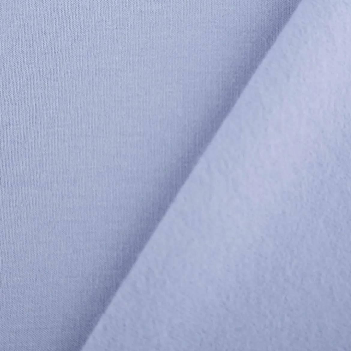 Sweatstoff Meterware Bio Soft Sweat dünn light Lavender 1,5m Breite