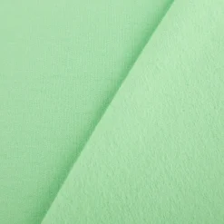 Sweatstoff Meterware Bio Soft Sweat dünn uni lime grün 1,5m Breite