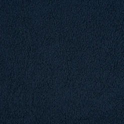 Sweatstoff Sherpa Fleece dünn einfarbig dunkelblau 1,50m Breite