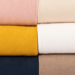 Sweatstoff Sherpa Fleece dünn einfarbig dunkelblau 1,50m Breite