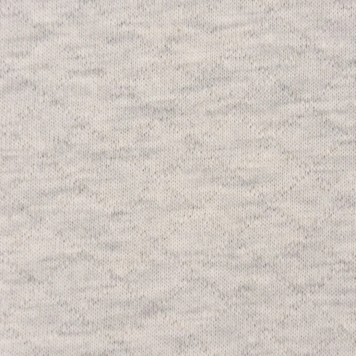 Sweatstoff Steppstoff Steppsweat einfarbig creme grau meliert 1,5m Breite