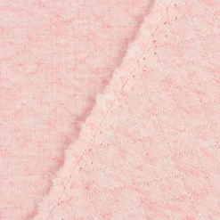 Sweatstoff Steppstoff Steppsweat einfarbig rosa meliert 1,5m Breite