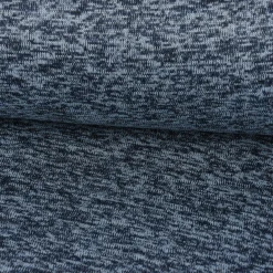 Sweatstoff Stricksweat blau Töne meliert 1,55m