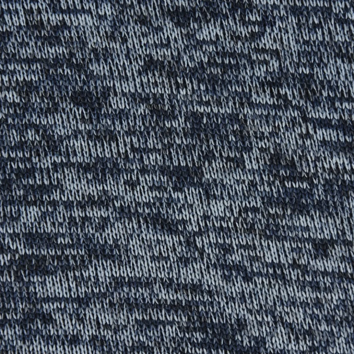 Sweatstoff Stricksweat blau Töne meliert 1,55m