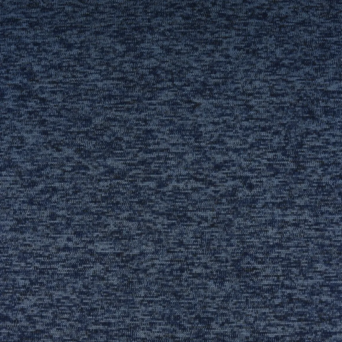 Sweatstoff Stricksweat dunkelblau blau meliert 1,55m