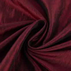 Taftstoff Crushed Bekleidungsstoff einfarbig bordeaux-rot 1,40m Breite
