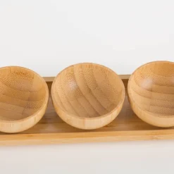 Tapas Set 4tlg aus Bambusholz 21x7x4,4cm