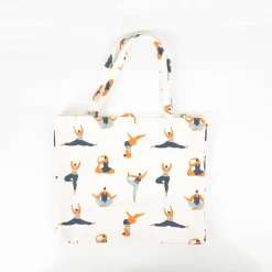 Tasche Shopper aus Baumwolle Body Positivity Yoga von SCHÖNER LEBEN.