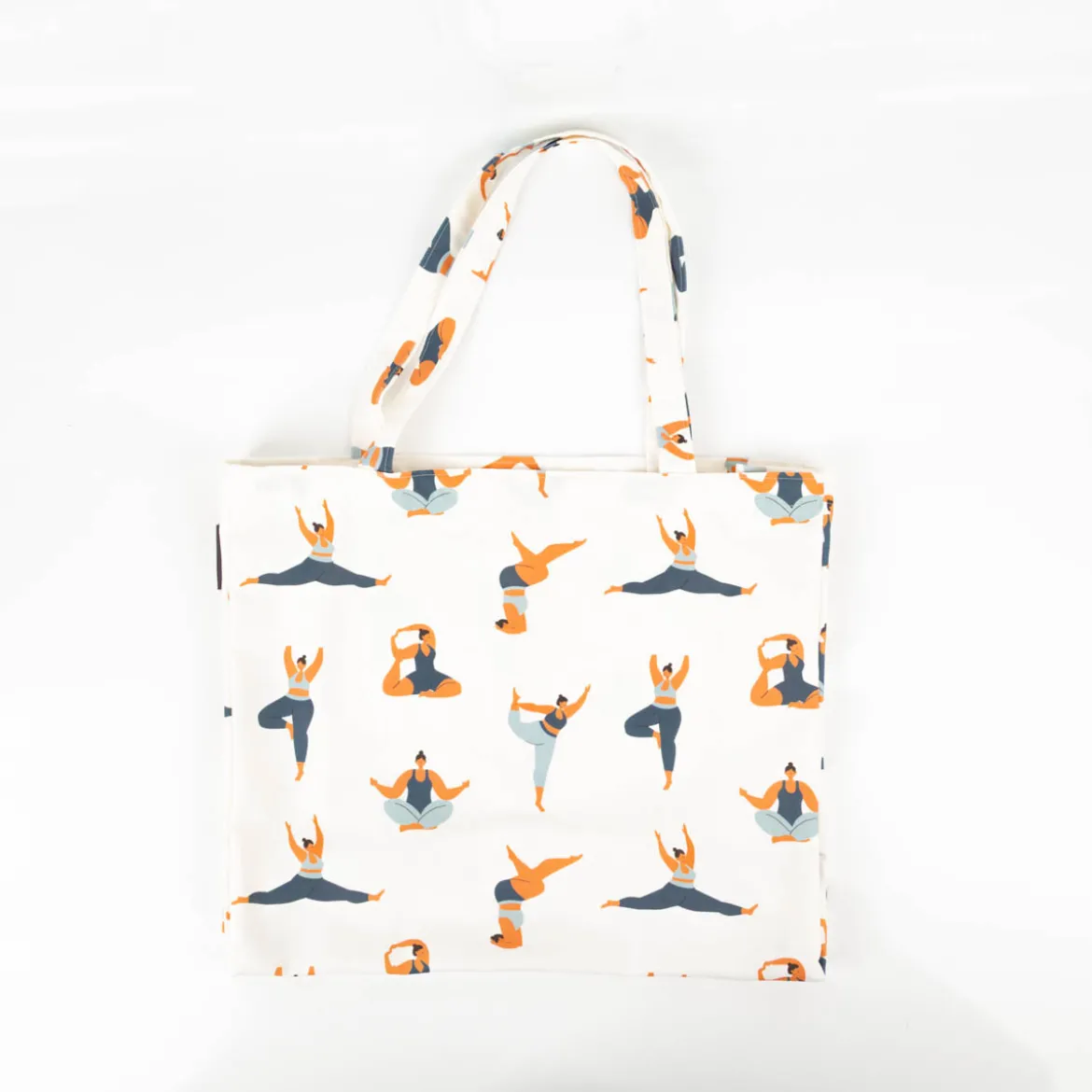 Tasche Shopper aus Baumwolle Body Positivity Yoga von SCHÖNER LEBEN.