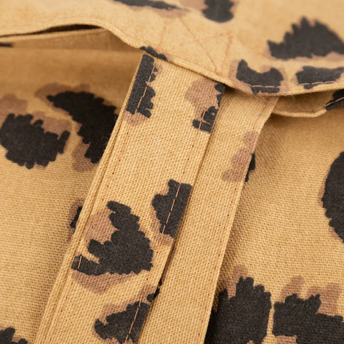 Tasche Shopper aus Baumwolle Leo-Dessin von SCHÖNER LEBEN.