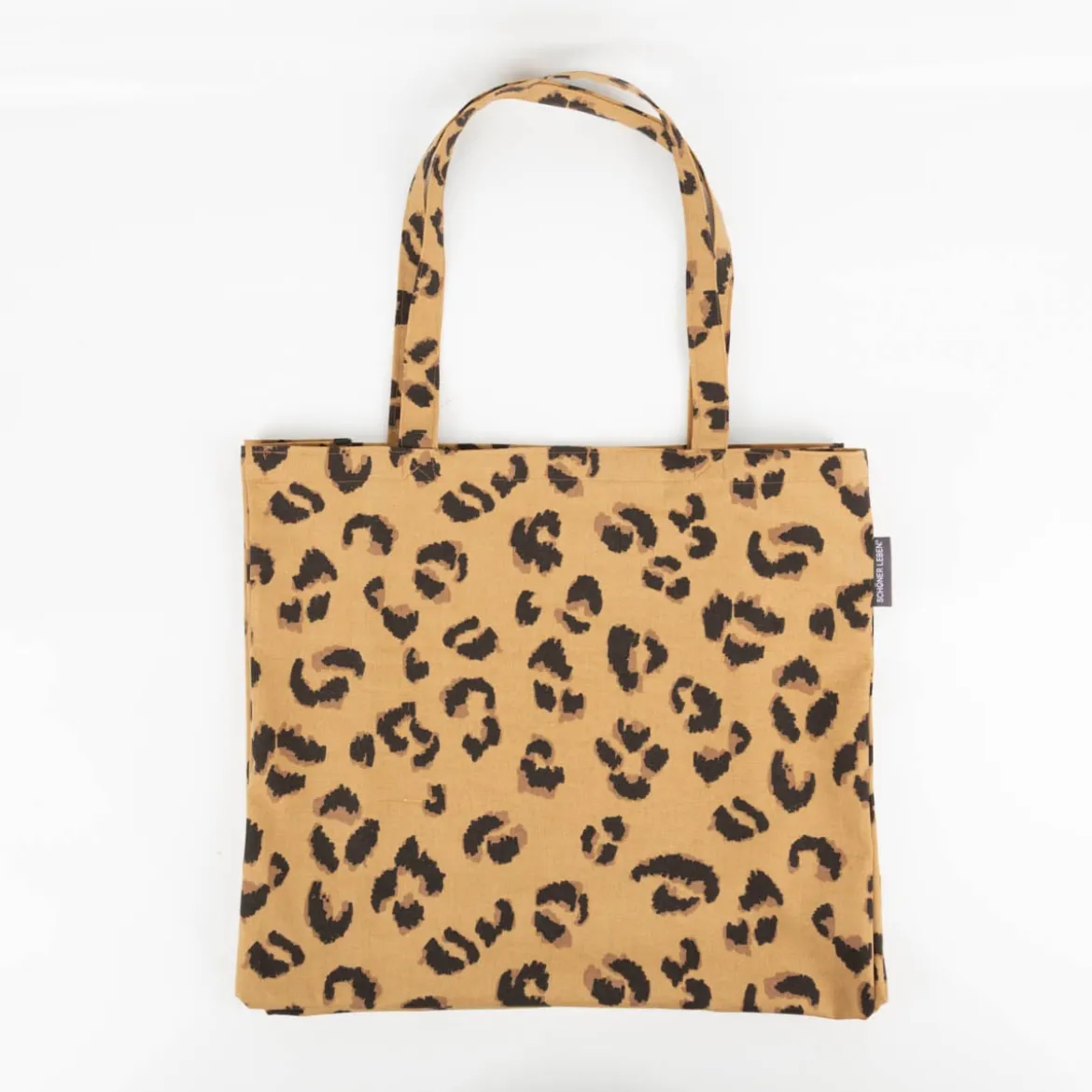 Tasche Shopper aus Baumwolle Leo-Dessin von SCHÖNER LEBEN.