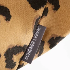 Tasche Shopper aus Baumwolle Leo-Dessin von SCHÖNER LEBEN.