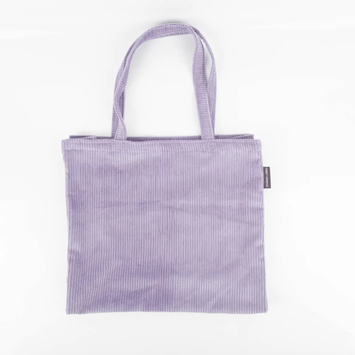 Tasche Shopper Cord aus Baumwolle flieder von SCHÖNER LEBEN.