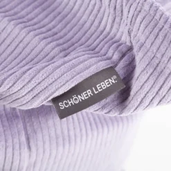Tasche Shopper Cord aus Baumwolle flieder von SCHÖNER LEBEN.