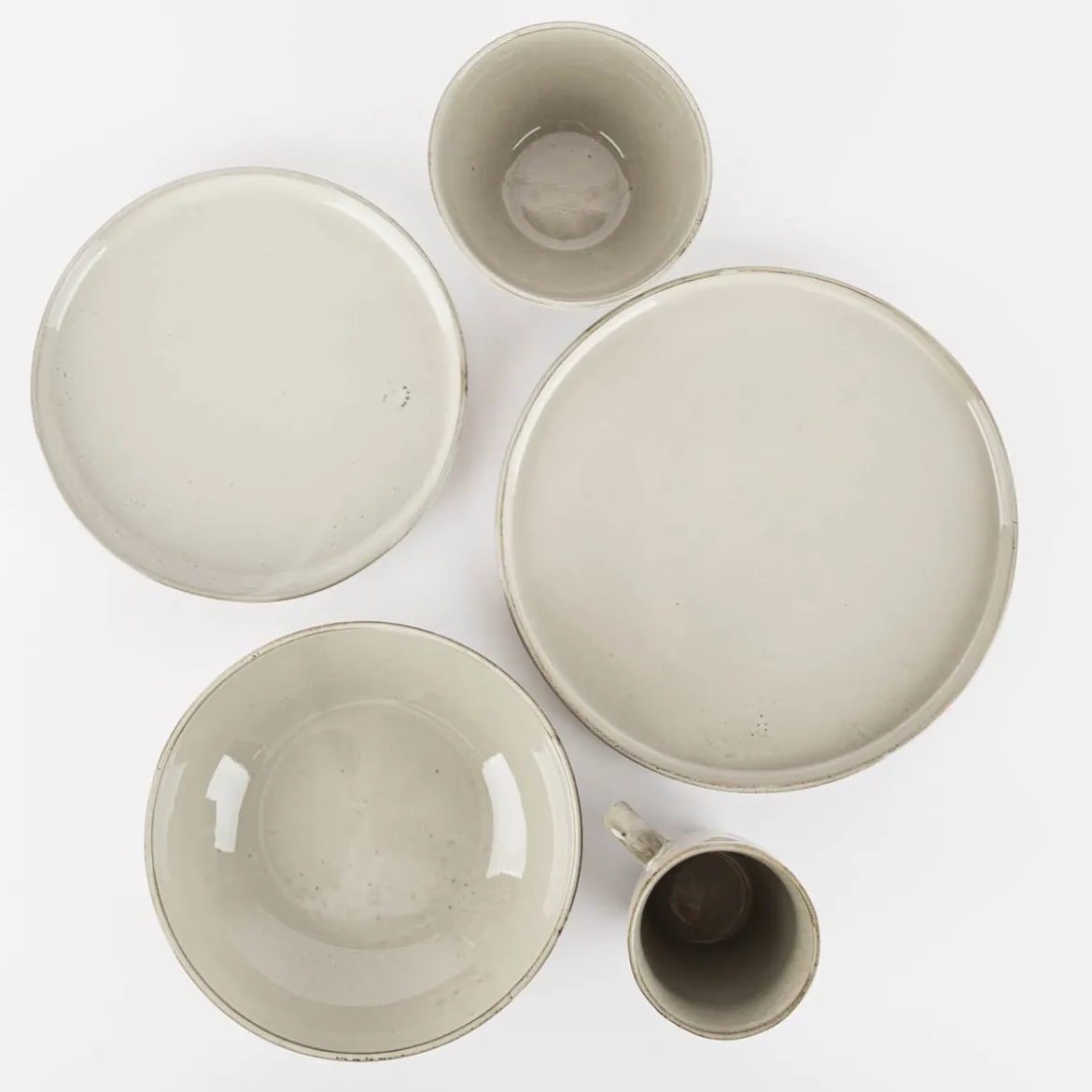 Tasse aus Keramik grau 320ml