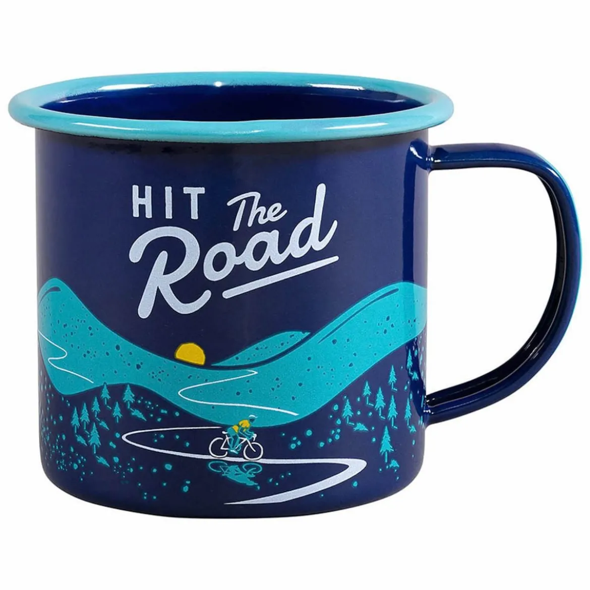 Tasse Emaille Hit The Road von Gentlemen´s Hardware
