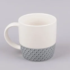 Tasse Gute Laune aus Porzellan Bester Papa der Welt gepunktet blau weiß 300ml von Grafik Werkstatt