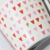 Tasse mit Goldveredelung Herzchen rot rosa gold 420ml von Grafik Werkstatt