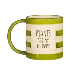 Tasse PLANTS ARE MY THERAPY Keramik von Sass & Belle 300ml