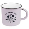 Tasse Vintage OH HAPPY DAY lila 400ml von Grafik Werkstatt