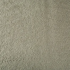 Teddy Fleece Baumwoll Krimmer Plüschstoff einfarbig alt grün 1,6m Breite