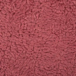 Teddy Fleece Baumwoll Krimmer Plüschstoff einfarbig blush-rot 1,6m Breite