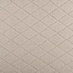 Teddystoff Diamond Rauten helles Beige 158cm Breite