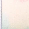 Teddystoff Teddyplüsch Rainbow Batik pastell rosa hellblau gelb 1,5m Breite