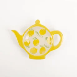 Teller Zitronen Lemon Tea Bag Rest Teekannenform von Sass & Belle