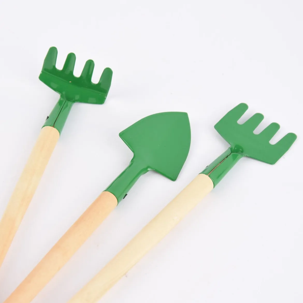 Temerity Jones Mini Gartenhelfer Set Utility 3teilig natur grün 22,5x14,5x3cm
