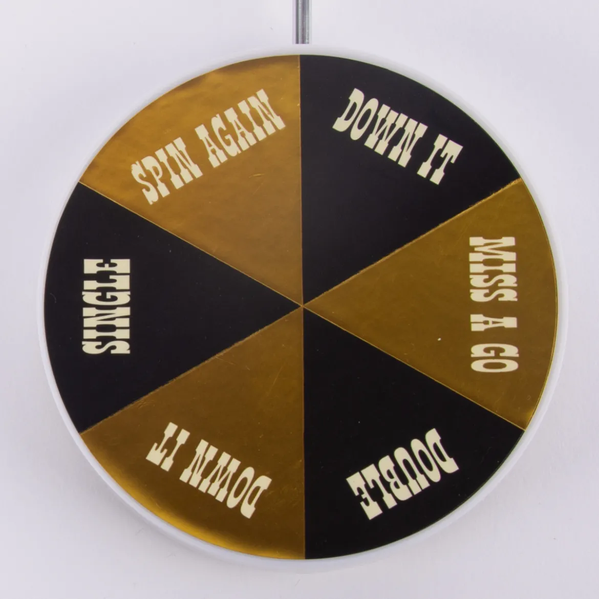 Temerity Jones Party Trinkspiel Follow the Finger schwarz goldfarbig 22x9,5cm