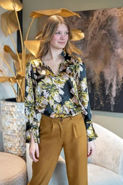 Tencel Lyocell Twill Stoff uni ockergelb 150cm