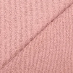 Terry Krepp Jersey Stoff Baumwolle uni mauve 145cm elastisch & hautfreundlich