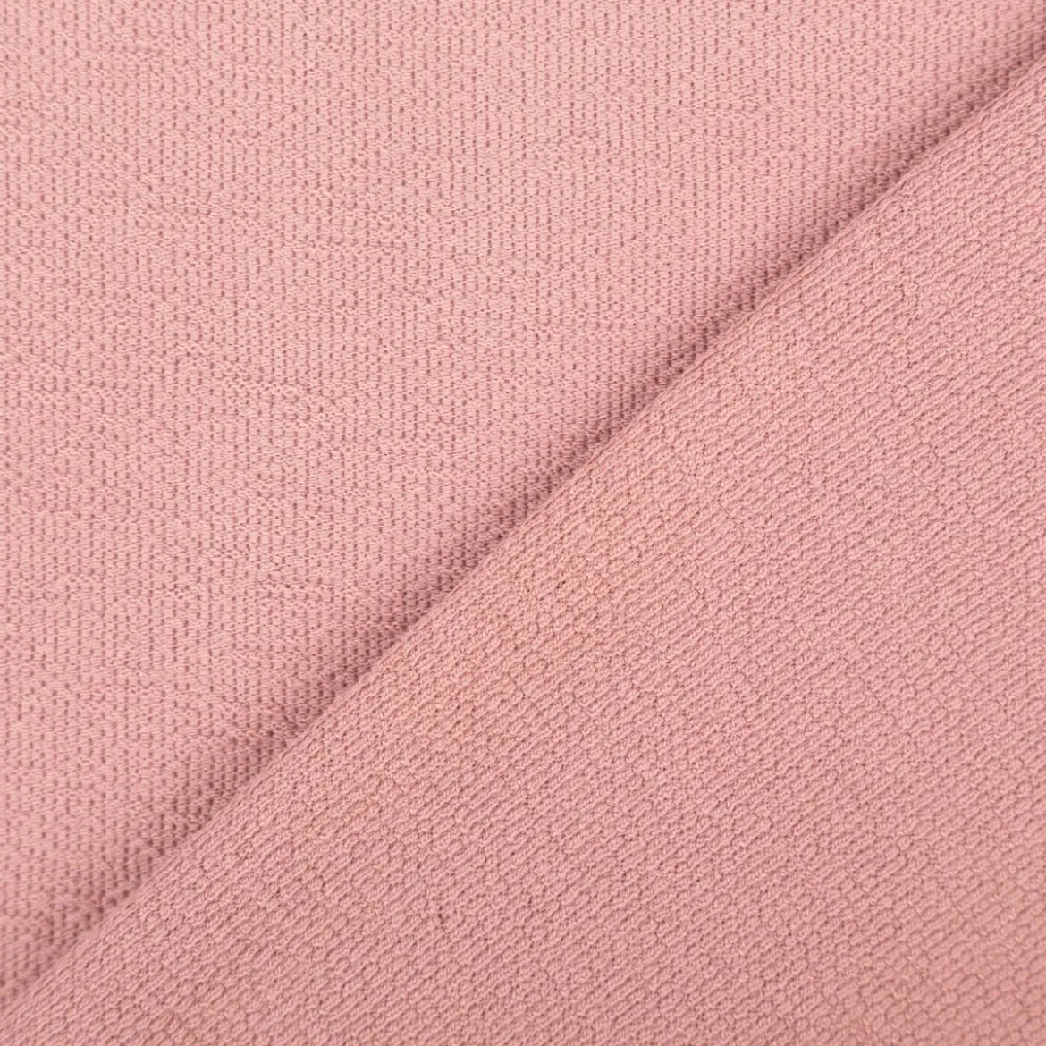 Terry Krepp Jersey Stoff Baumwolle uni mauve 145cm elastisch & hautfreundlich